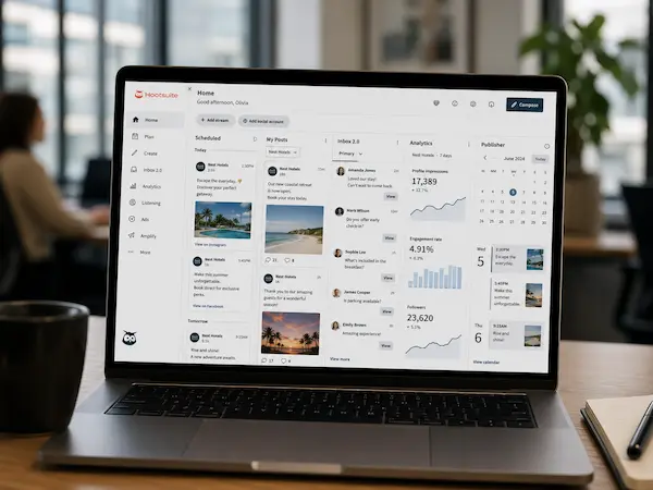 Hootsuite gestión de redes sociales