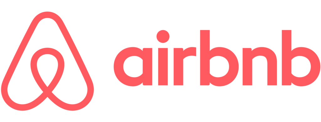 Logo de Airbnb con el símbolo Bélo tras el rediseño minimalista presentado en 2014